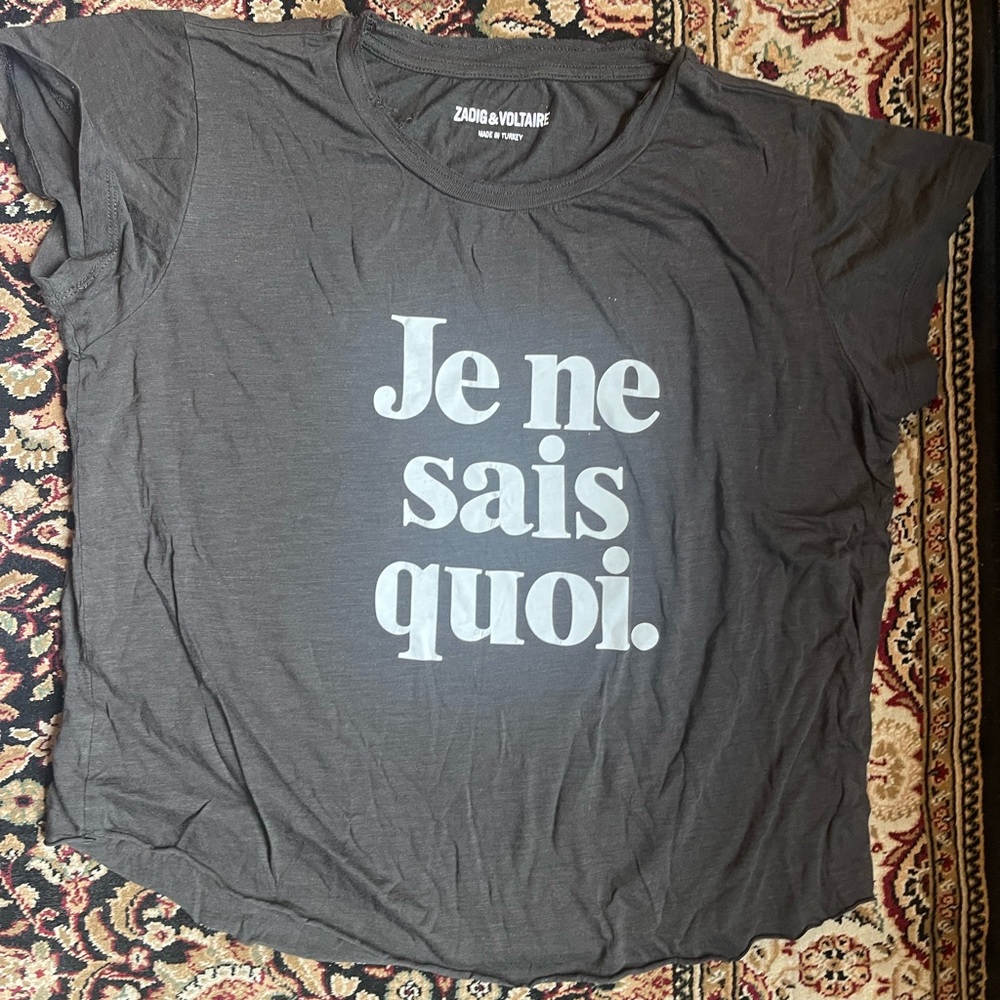 zadig and Voltaire crop tee